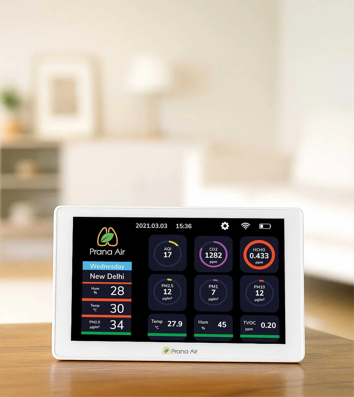 Prana Air Sensible+ Indoor Monitor